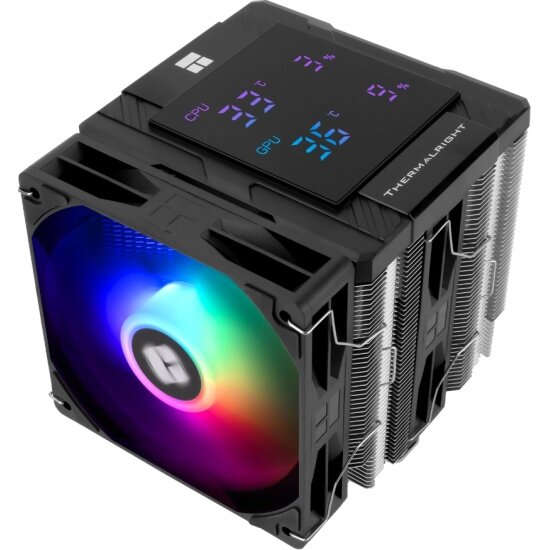 Кулер для процессора Thermalright Peerless Assassin 120 Digital BLACK ARGB (PA120-DIGITAL-BL-ARGB) — фото 1