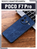 Чехол для Poco F7 Pro кожаный с тиснением / Поко Ф7 Про с защитой...