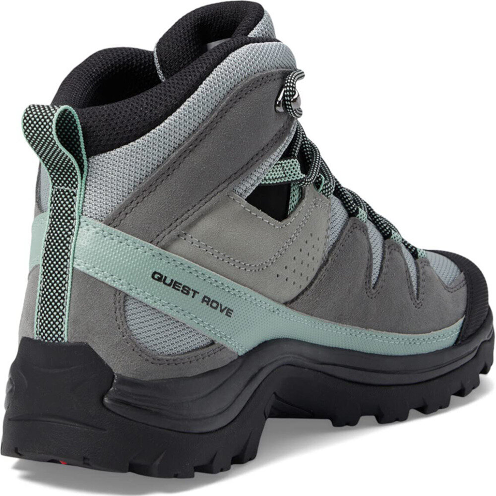 Ботинки Salomon Quest Rove GTX W 2025 (Quarry / Quiet Shade / Black 5), размер US: 5, серый — фото 1