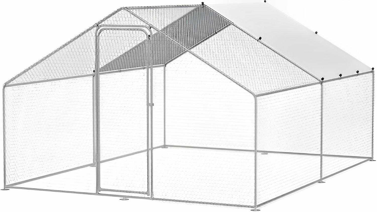 Вольер Курятник (загон навес) 12 м2 300х400х195 см для домашних животных и птицы
