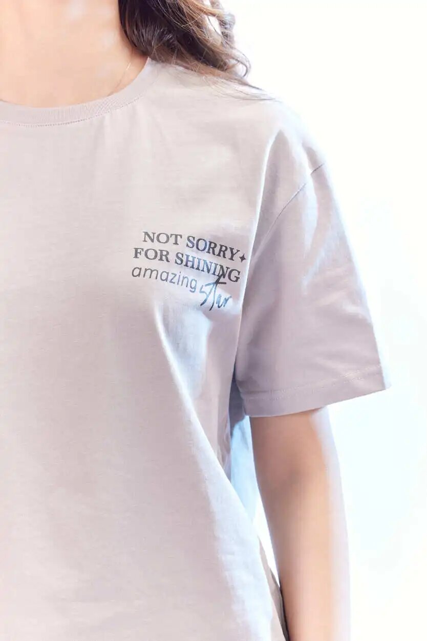 Футболка Selfie, размер M, серый — фото 1