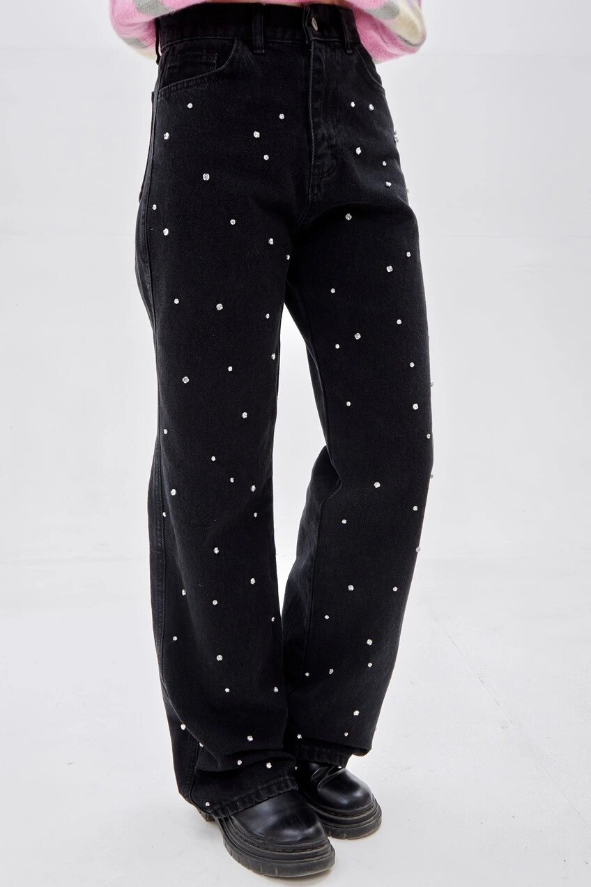 Джинсы Selfie, размер 27, черный — фото 1