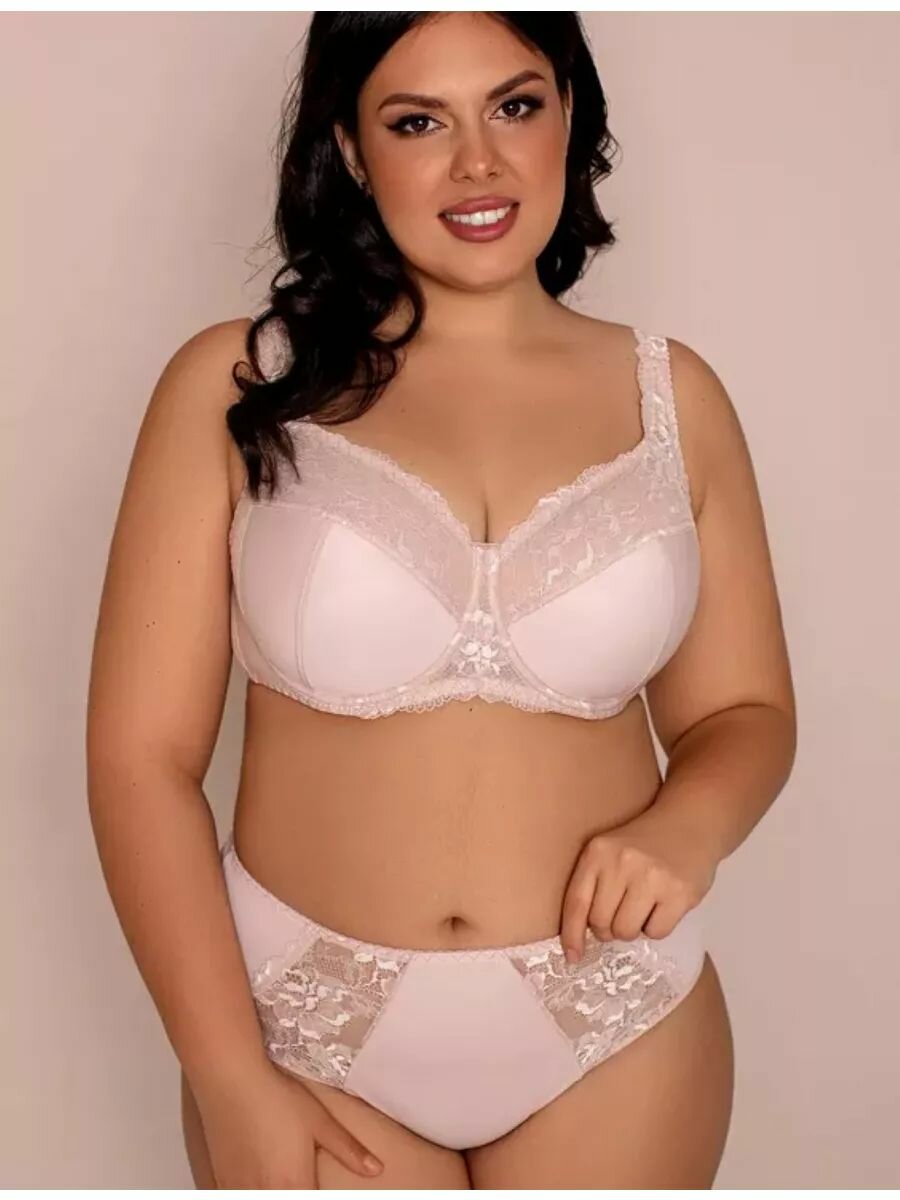 Бюстгальтер Lady Lux, размер 85 G, бежевый