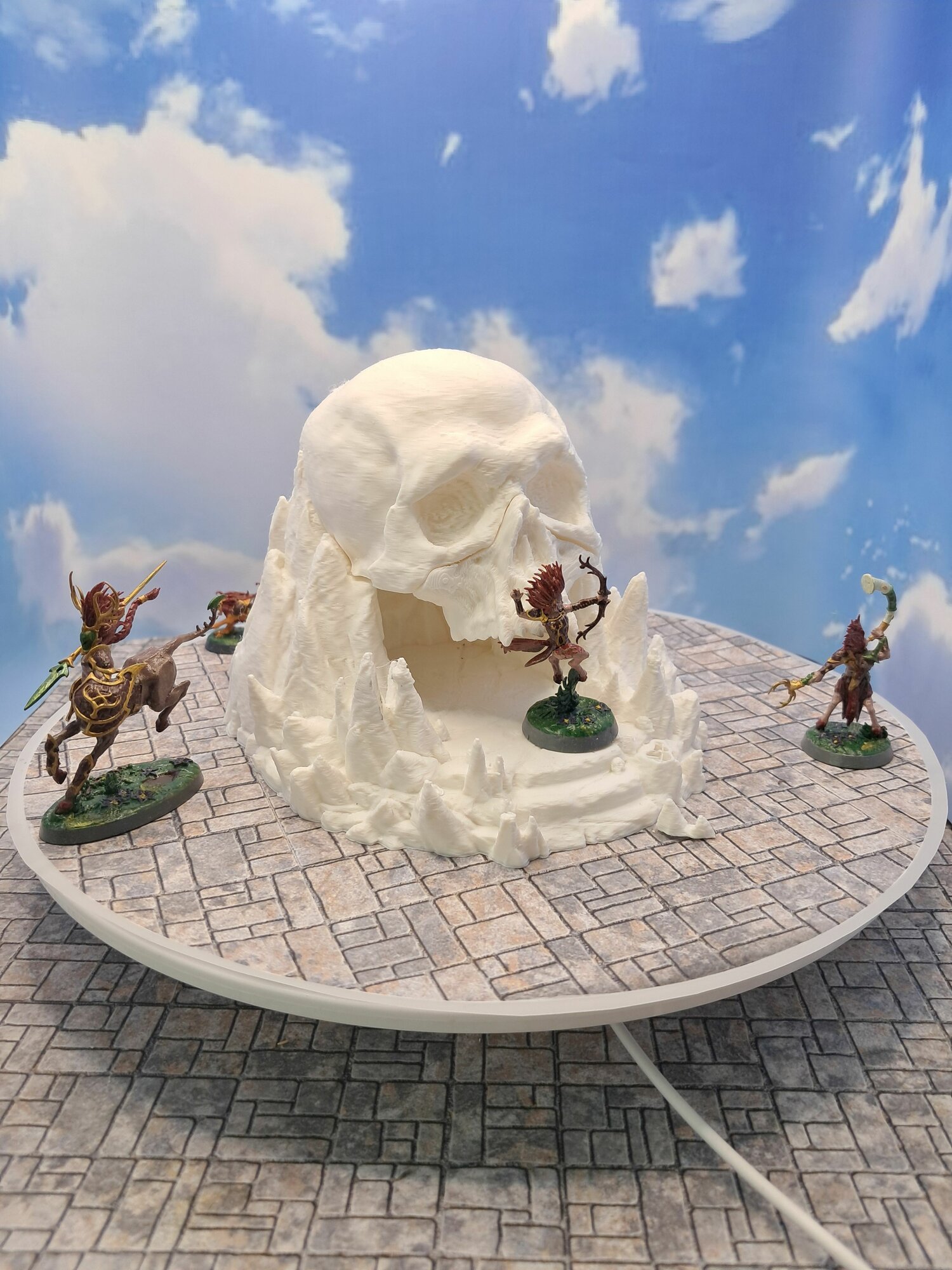 Террейн ДнД и warhammer "Пещера Черепа"