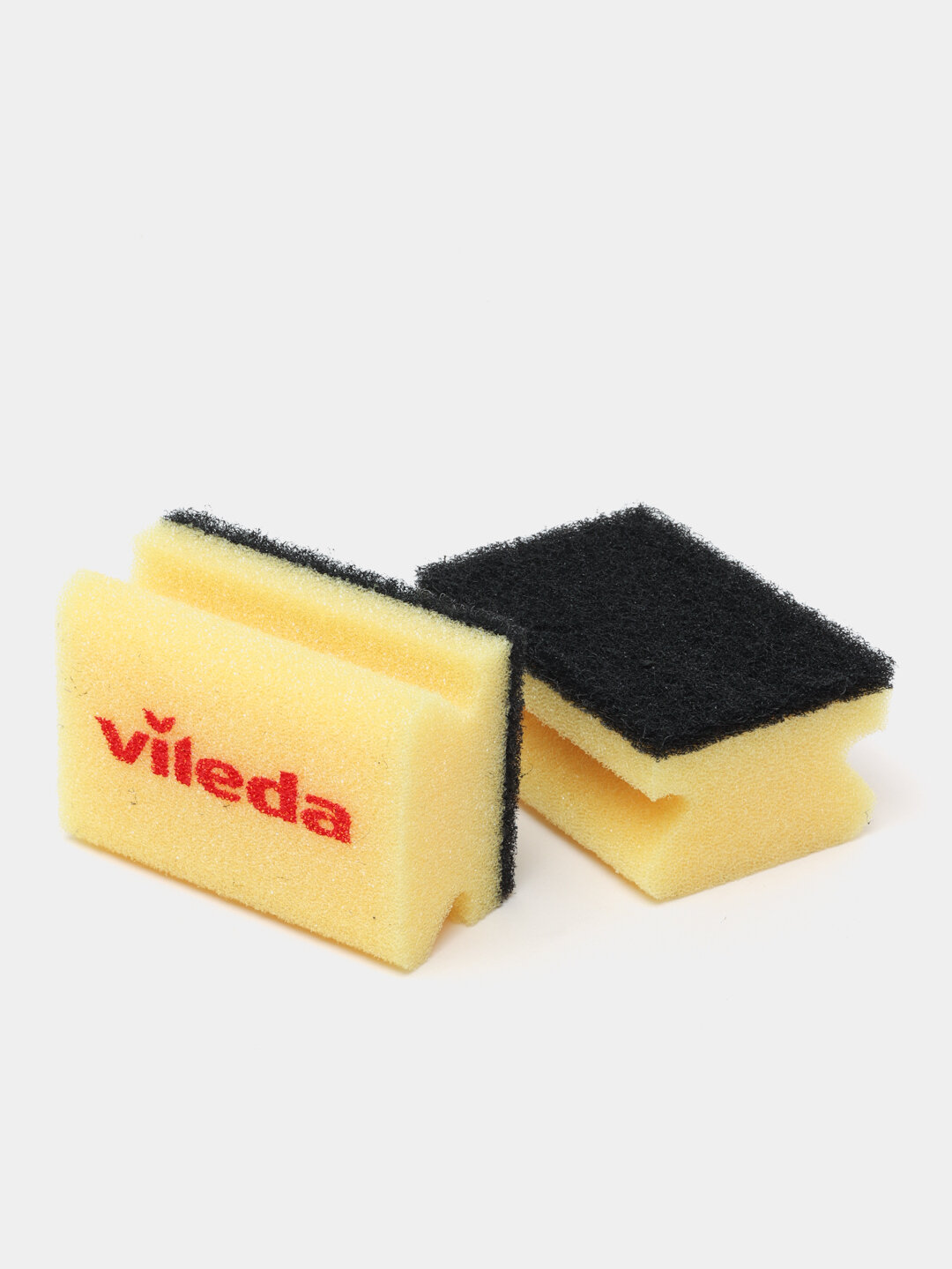 Губки для посуды Vileda "Glitzi Crystal", желтые и черные, 2 шт — фото 1