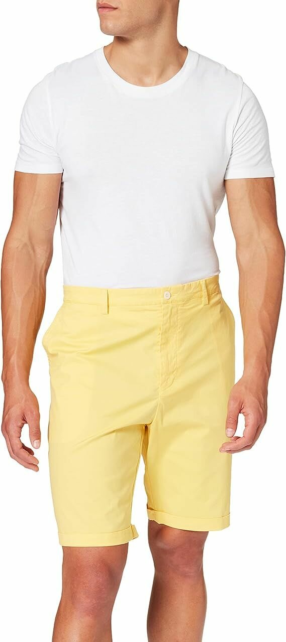 Шорты GANT, размер 30, желтый