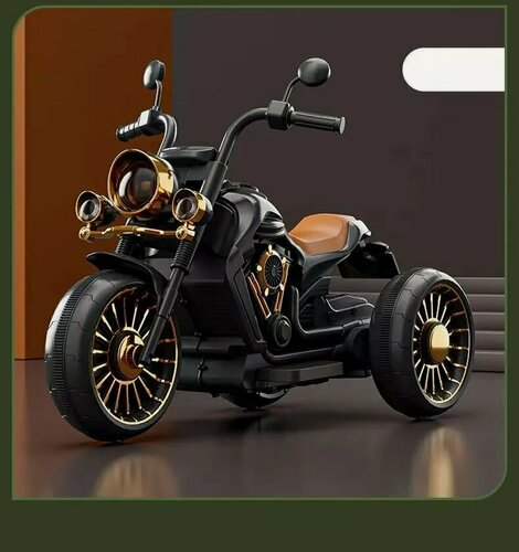 Изображение товара Детский электромобиль, на аккумуляторе, с музыкальной панелью, до 60кг, 93х48х63см