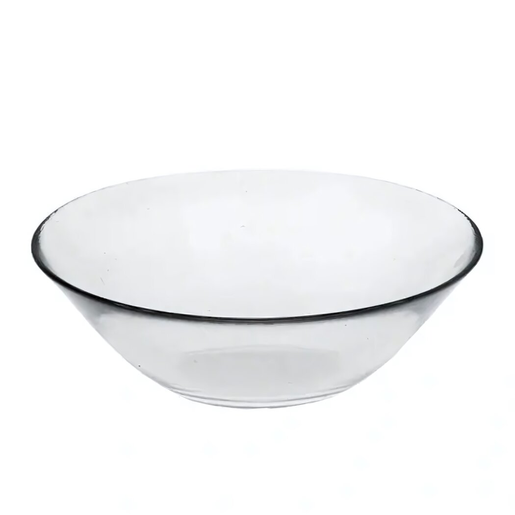 Салатник стеклянный 'Инвитейшн' 14см, закалённое стекло, устойчивый к царапинам