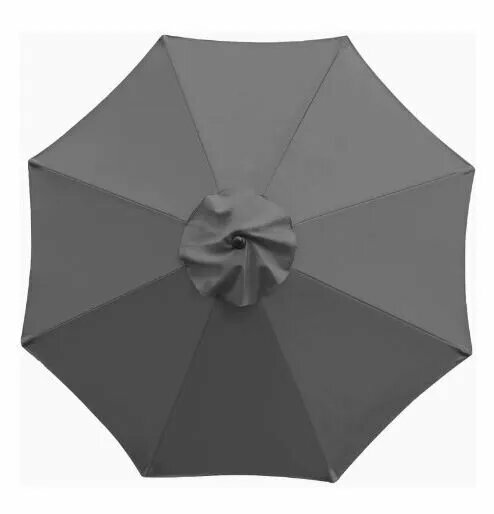 Пляжный зонт300см темно-серый8 спиц Только ткань для зонта，