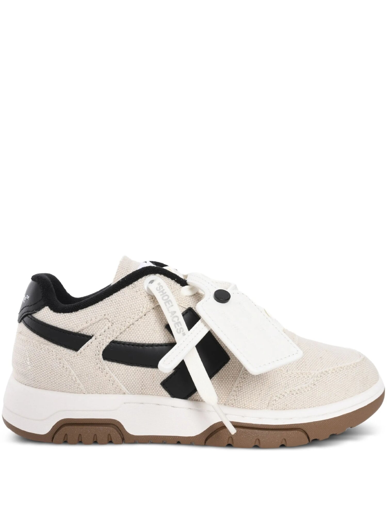 Кроссовки Off-White Out Of Office, размер 39,5 IT, бежевый/черный