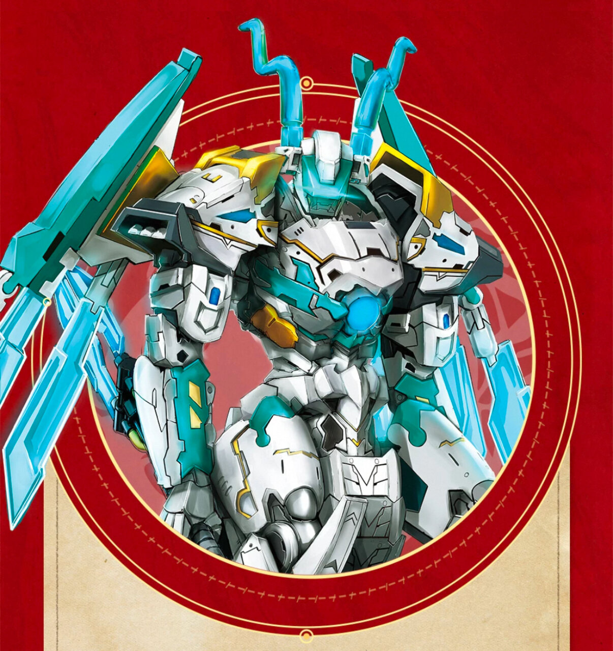 Картинки Конструктор Xiaomi SLUBAN BIONICLE WHITE OPTIMUS 731 деталь Высота 26см