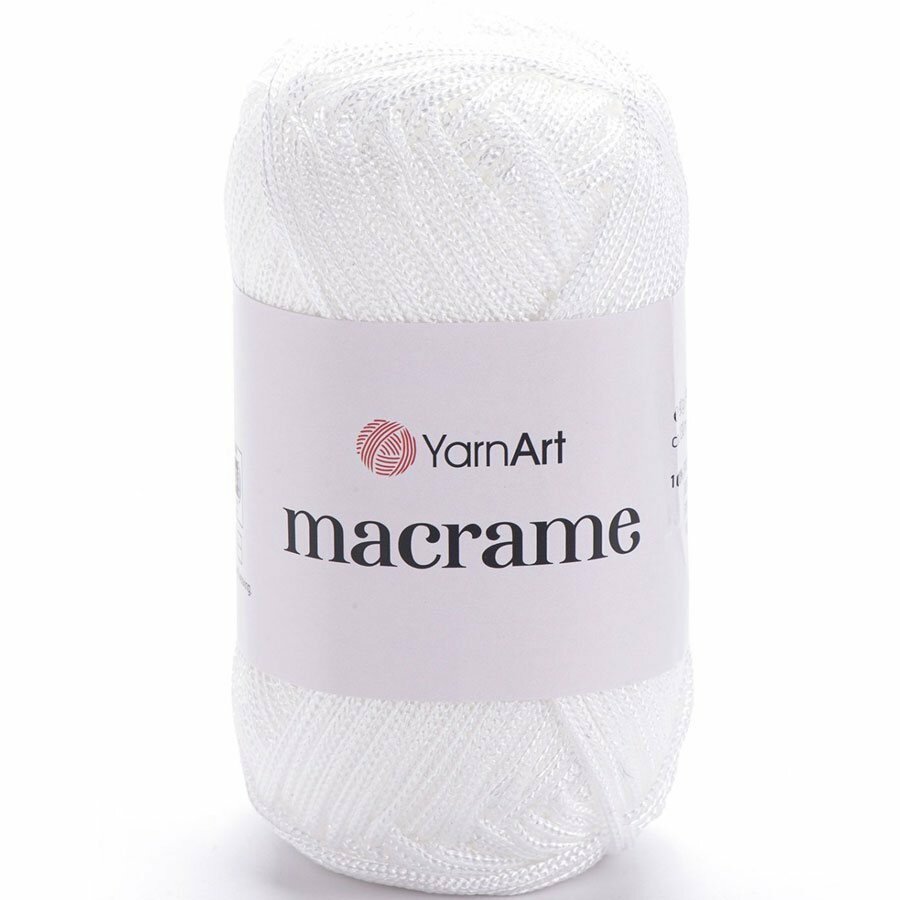 Пряжа Yarnart MACRAME 154 отбелка (6 мотков)