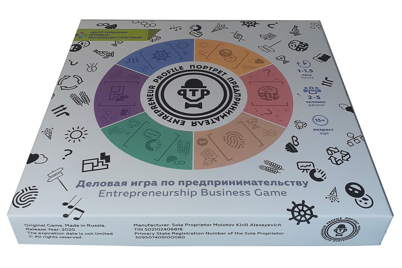 Деловая настольная игра "Enterpreneur profile" на английском языке цсиоп