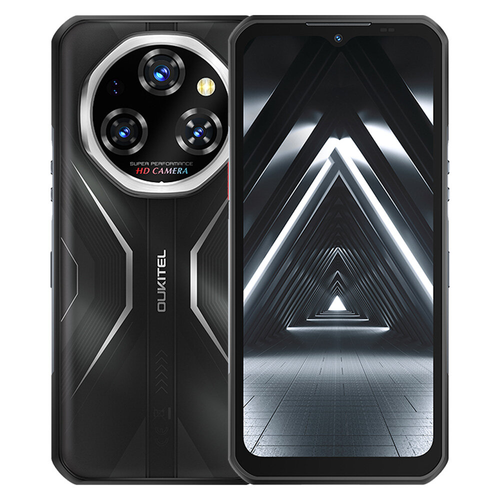 Oukitel Смартфон WP55 Pro MediaTek Dimensity 7025 16/512 ГБ, черный