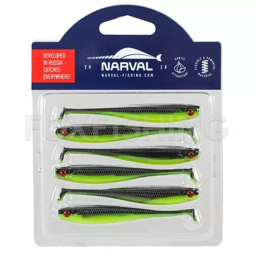 Силиконовая приманка Narval Skinny 8см. #045 6шт.