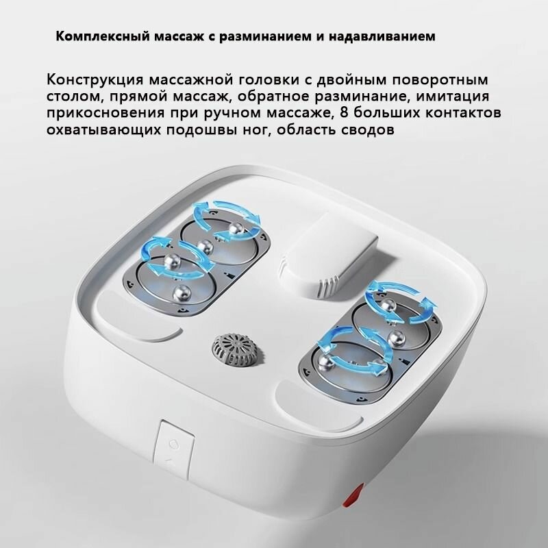 Ванночки Для Ног Xiaomi Интеллектуальная стерилизационная ванночка для ног Xiaomi Mijia, нагрев при постоянной температуре, полностью автоматическая