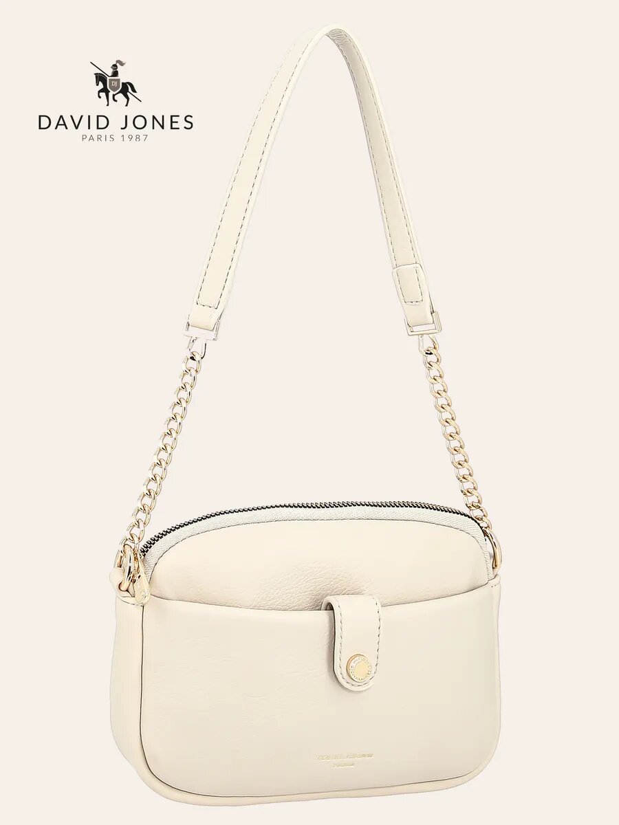 Сумка DAVID JONES, молочный — фото 1