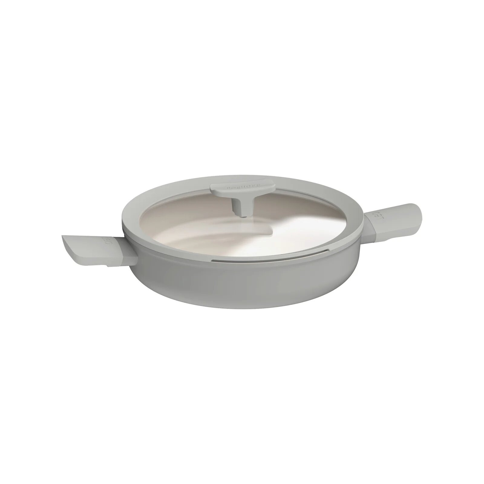 Сотейник BergHOFF Leo Balance Moonmist, с двумя ручками, антипригарное покрытие, серый, 26см