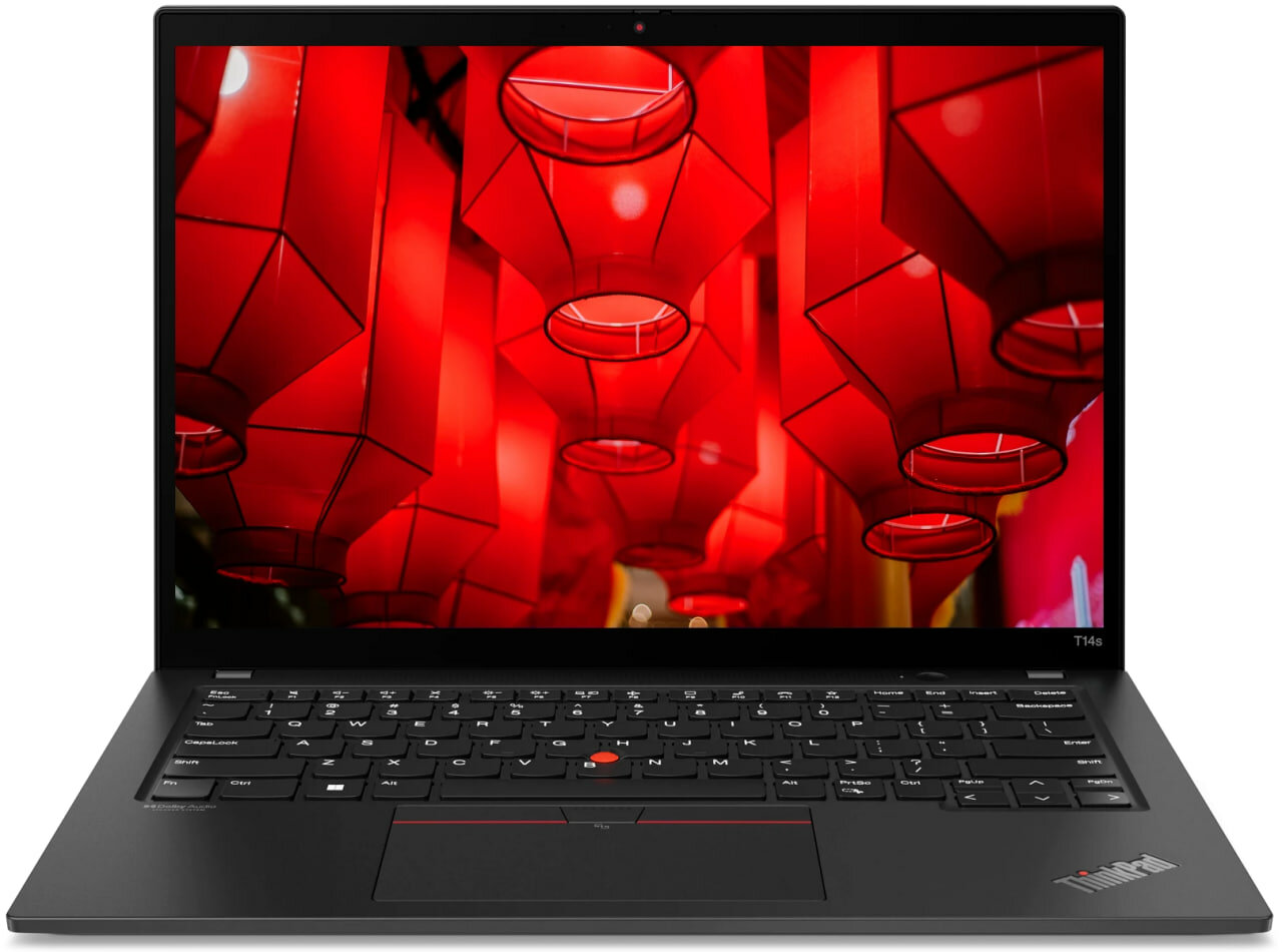 Ноутбук Lenovo ThinkPad T14s (20WM009RRT) / i7-1165П7 / 16GB / SSD 512GB / Windows 10 Pro / 14", черный