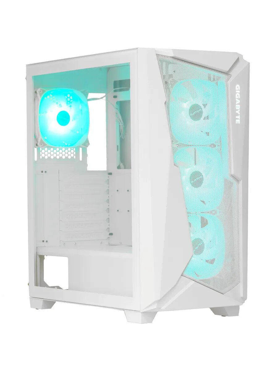 Корпус Gigabyte C301 Glass E-ATX без БП Белый