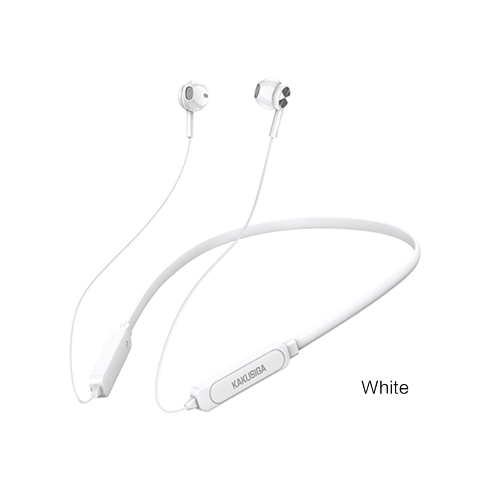 Беспроводные наушники KAKUSIGA KSC-730 White – HD звук, мощный бас, с микрофоном