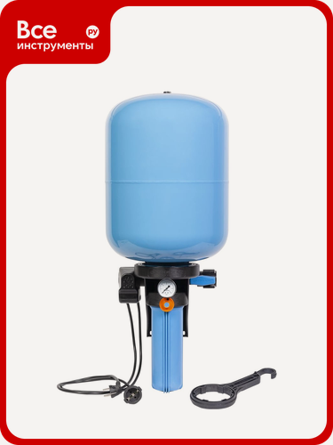 Изображение товара Автоматика краб-т 50 Джилекс 8702, 50 л, Легкий, вертикальное исполнение, стальной бак, EPDM мембрана, для питьевой воды