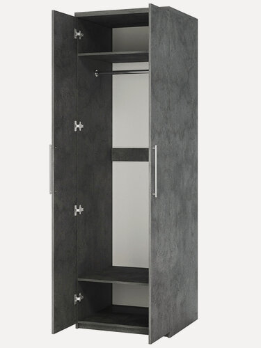 Изображение товара Шкаф для одежды Ритм МШ-21 распашной 60х60х220 серый Ароза Реликтовая