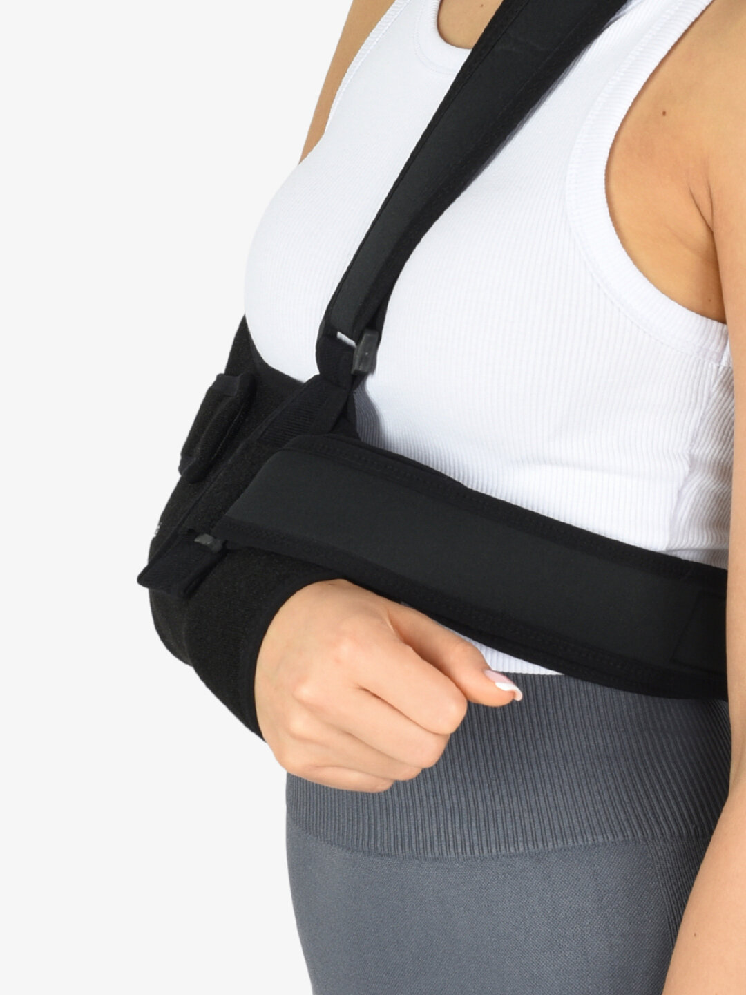 Бандаж Inanmedical, с поясным ремнем, жесткая фиксация, для обеих рук KL-501-2XL — фото 1