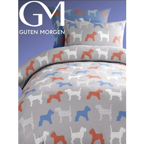 Постельное белье Guten Morgen 15-спальное хлопок 100 серый 2277₽
