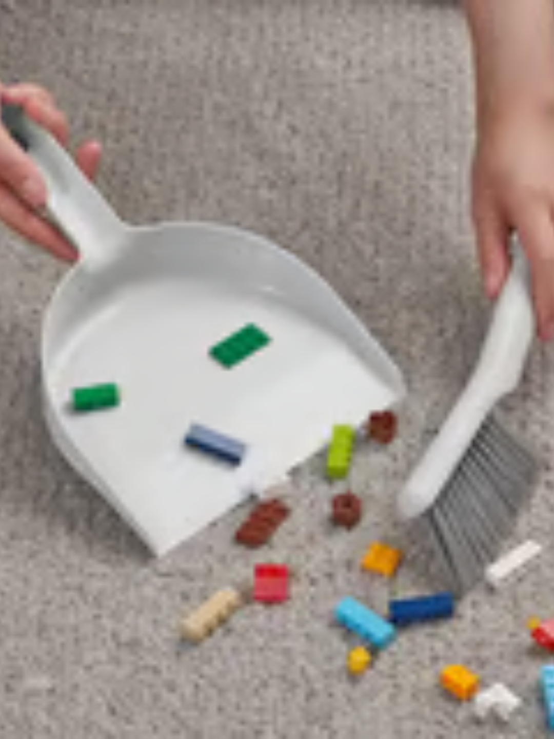 IKEA щетка и совок для уборки Pepprig, набор для быстрой уборки, 2 в 1 — фото 1