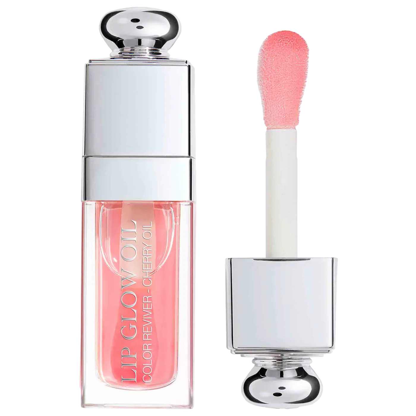 Масло для губ Dior Addict Lip Glow Oil - 001 Pink — ухаживающее масло-блеск с эффектом естественного сияния