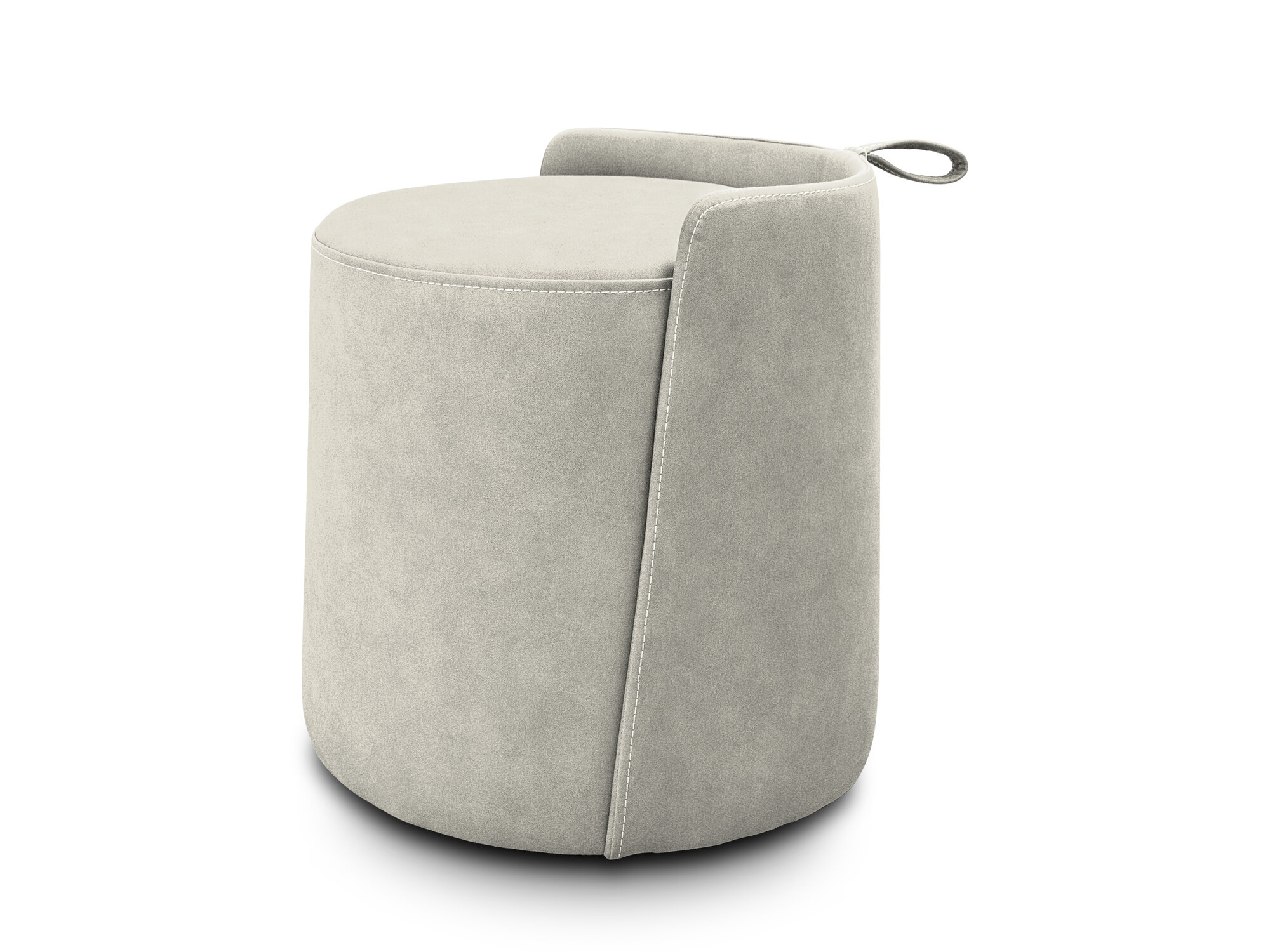 Пуф дизайнерский "Росмебель Turris", размер 0,52х0,45х0,46, цвет кремовый