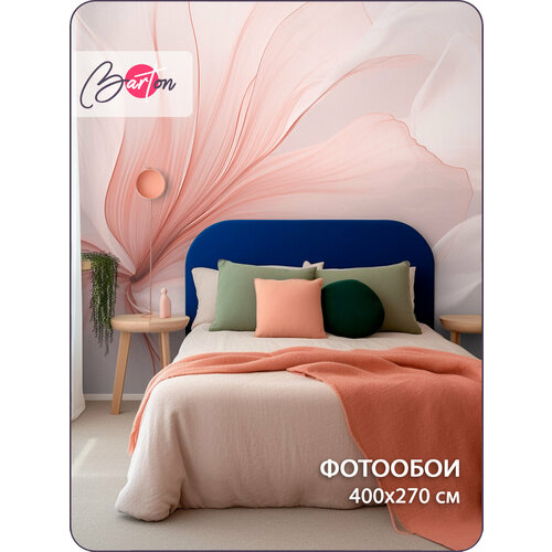 фото Фотообои на стену флизелиновые 3d абстракция цветы 400х270 см bartonwall m240-p barton wallpapers