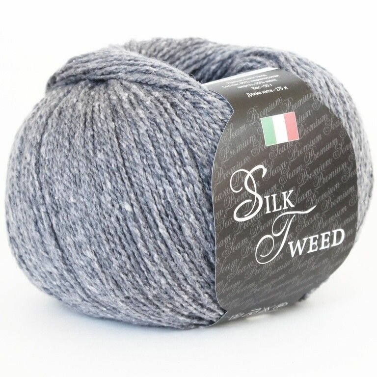 Твид Seam "Silk tweed" твидовая пряжа с шелком