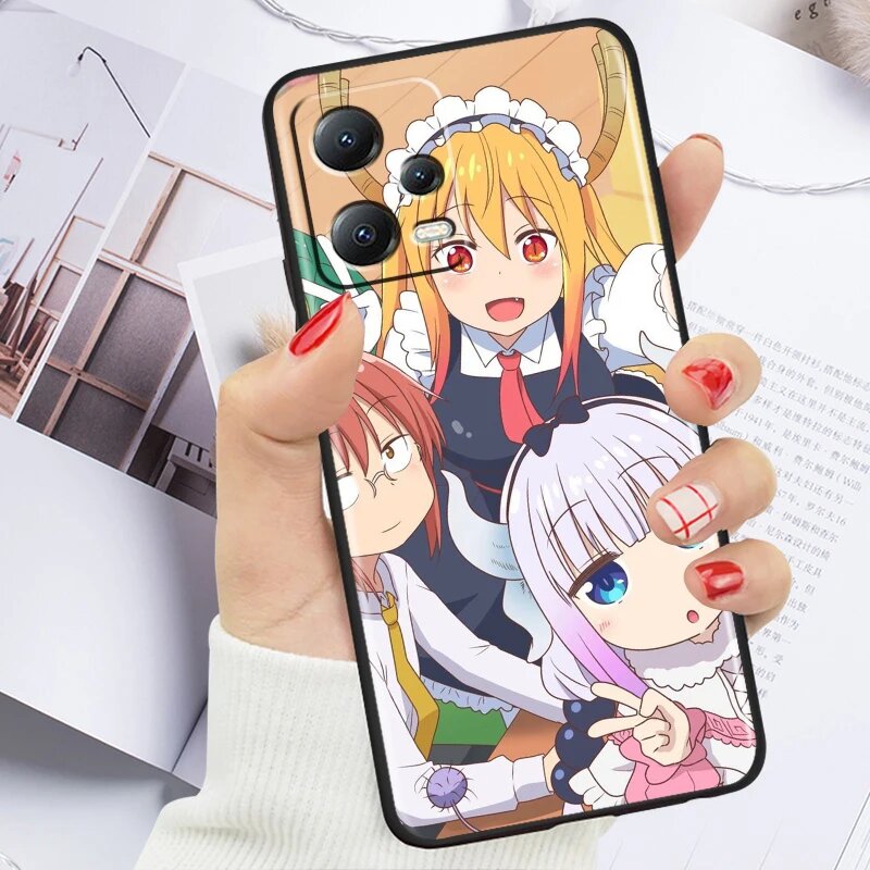 Классное искусство M-Miss Kobayashis Дракон горничная для Xiaomi Redmi Note 13 12R 12 12S Turbo 11 11T 11S 10 10S Pro Plus 5G черный ТПУ, HA9005HSE, Redmi Note 11S 4G