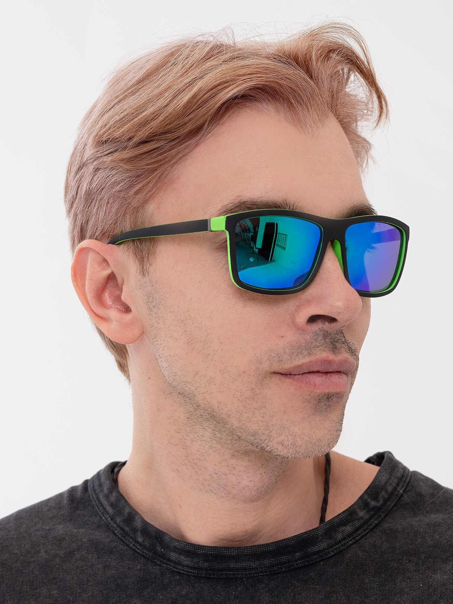 Солнцезащитные очки Zabologen, зеленый — фото 1