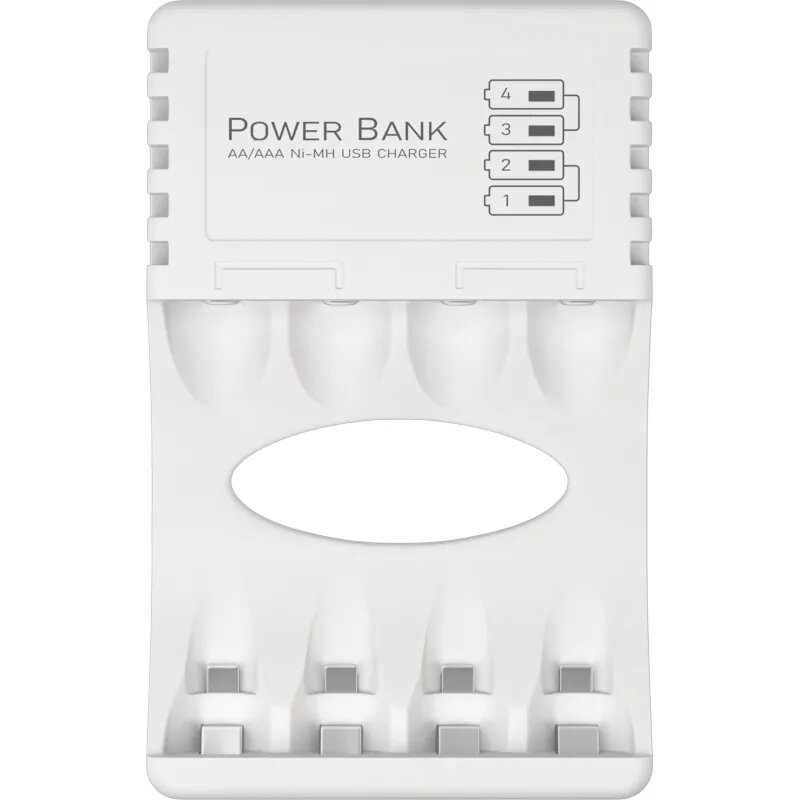 Зарядное устройство GP 270AAHC/CPB-2CR4 4 слота + 4 акк. 2700 mAh