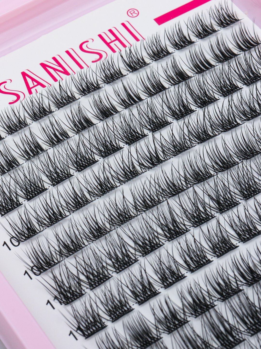 Накладные ресницы Sanishi, с 3D-эффектом, для индивидуального наращивания — фото 1