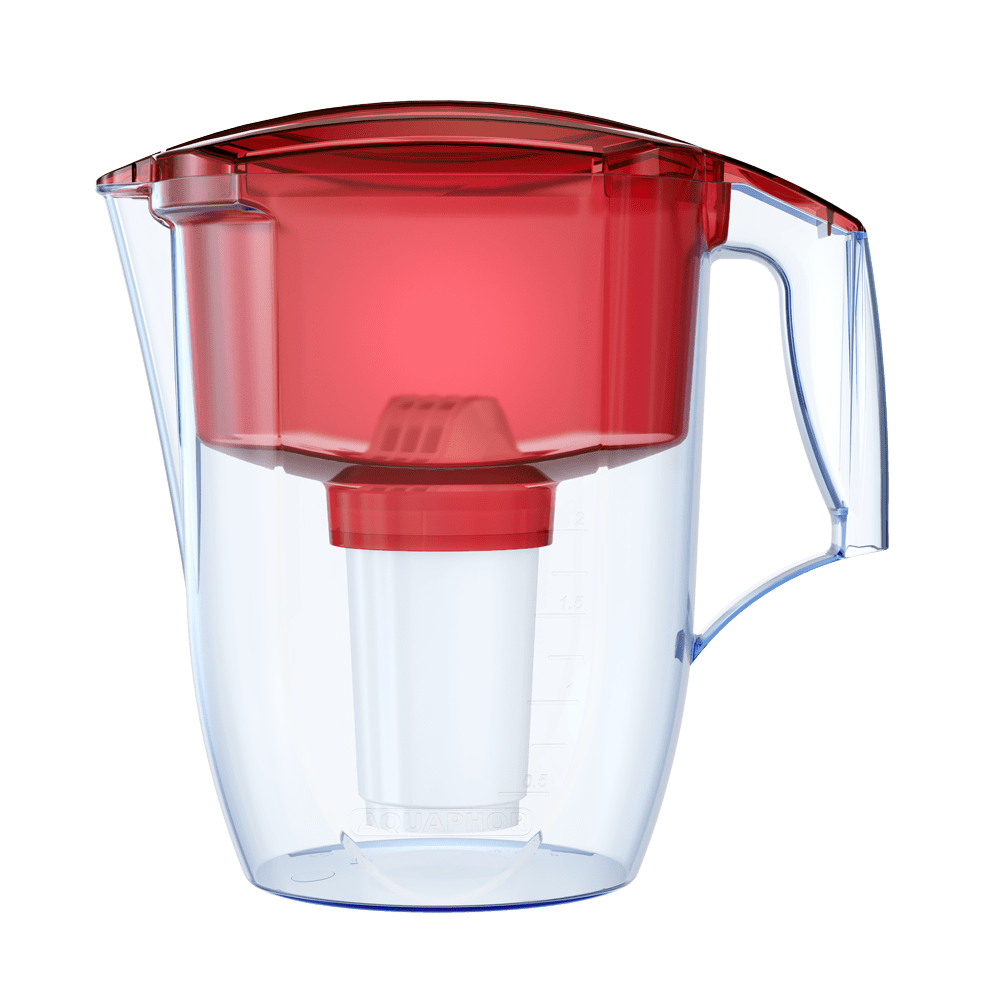 Аквафор Кантри - фильтр-кувшин с большим объёмом - красный цвет — фото 1