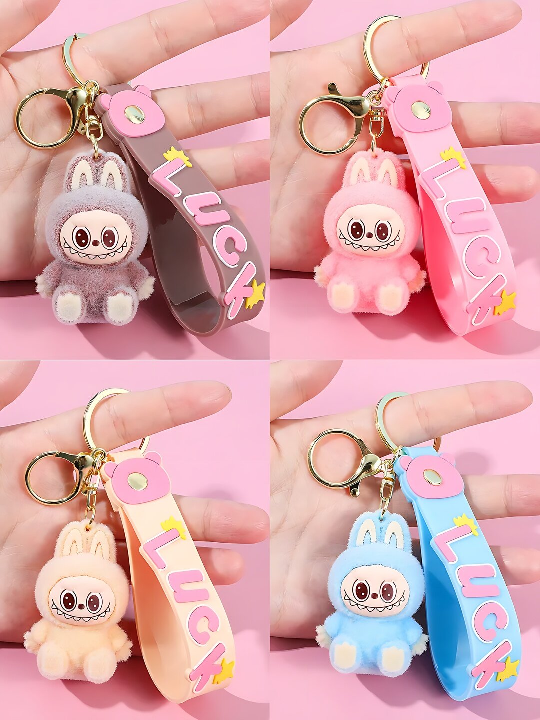 Бирка для ключей, розовый — фото 1