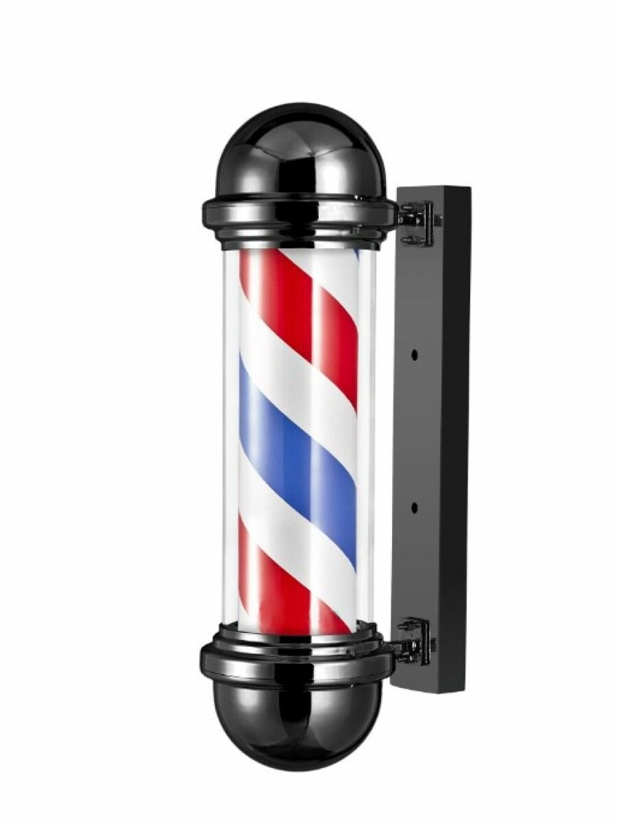 OKIRO / Барбер пол Barber pole HX 50 черный уличный светильник для барбершопа — фото 1