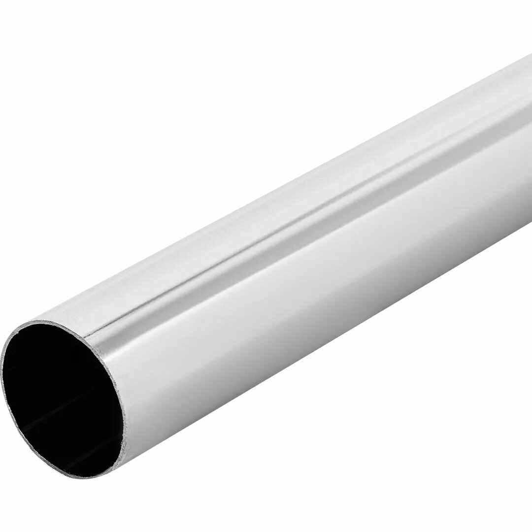 Труба оцинкованная сталь 1x25x1500 мм цвет хром