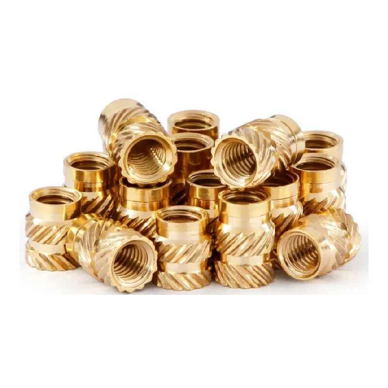Латунные вставные гайки Compsum M1 50 шт M6 (OD 8mm)10pcs Length 12mm