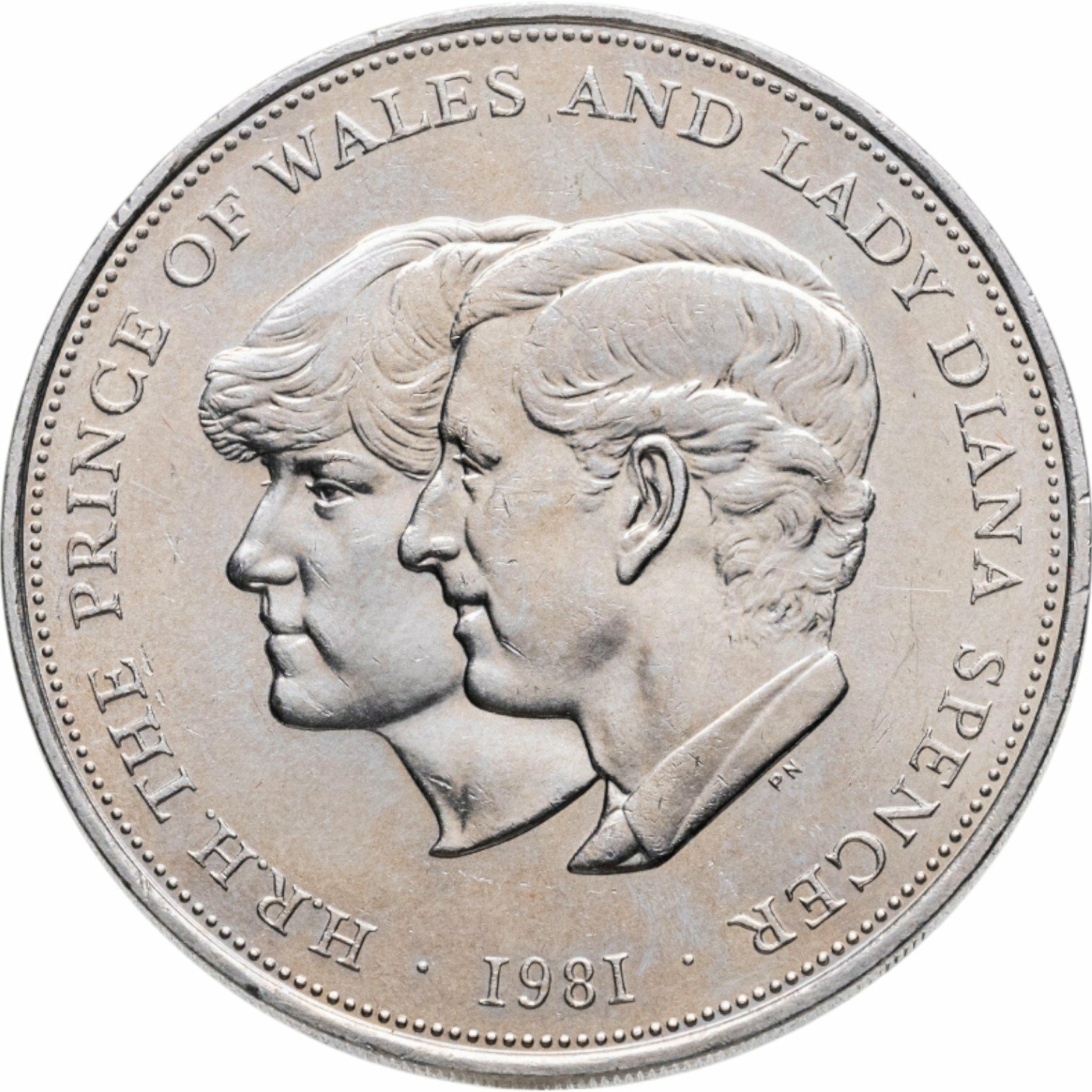 Великобритания 25 пенсов (pence) 1981 Свадьба принца Чарльза и леди Дианы