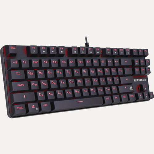 Изображение товара Механическая клавиатура Defender Mechanoid GK-581, USB, подсветка, русская раскладка, красная