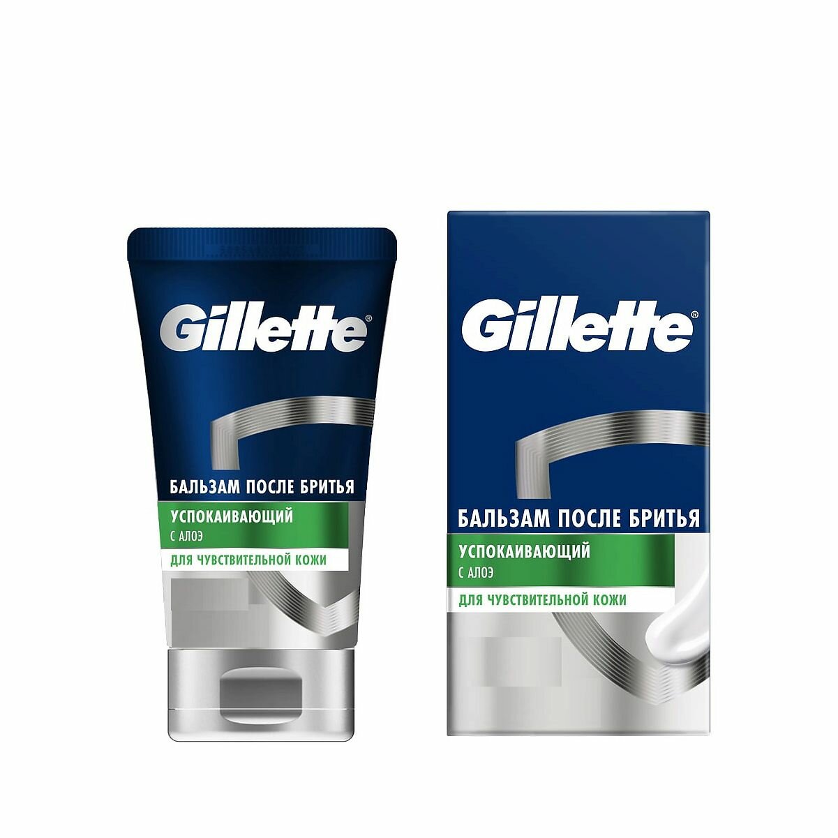 Картинки Бальзам после бритья Gillette для чувствительной кожи с алоэ ,100мл