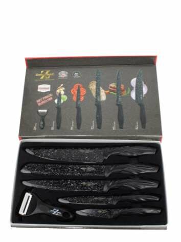 Набор кухонных ножей, очень удобный и современный. 6 предмет в наборе — фото 1