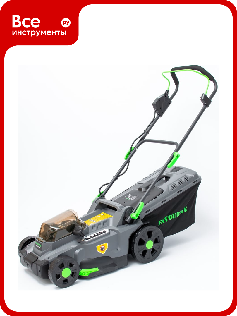 Газонокосилка аккумуляторная FAVOURITE OBS 21 WET PROF 21В 21В  4Ач  бесщёт  555021370