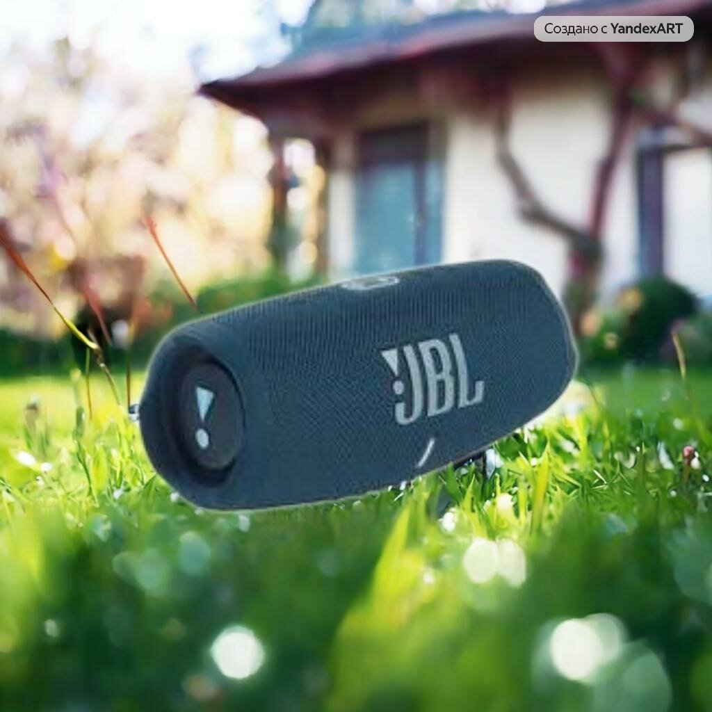 Портативная колонка JBL CHARGE 5, 40 Вт, влагозащищенная, синяя