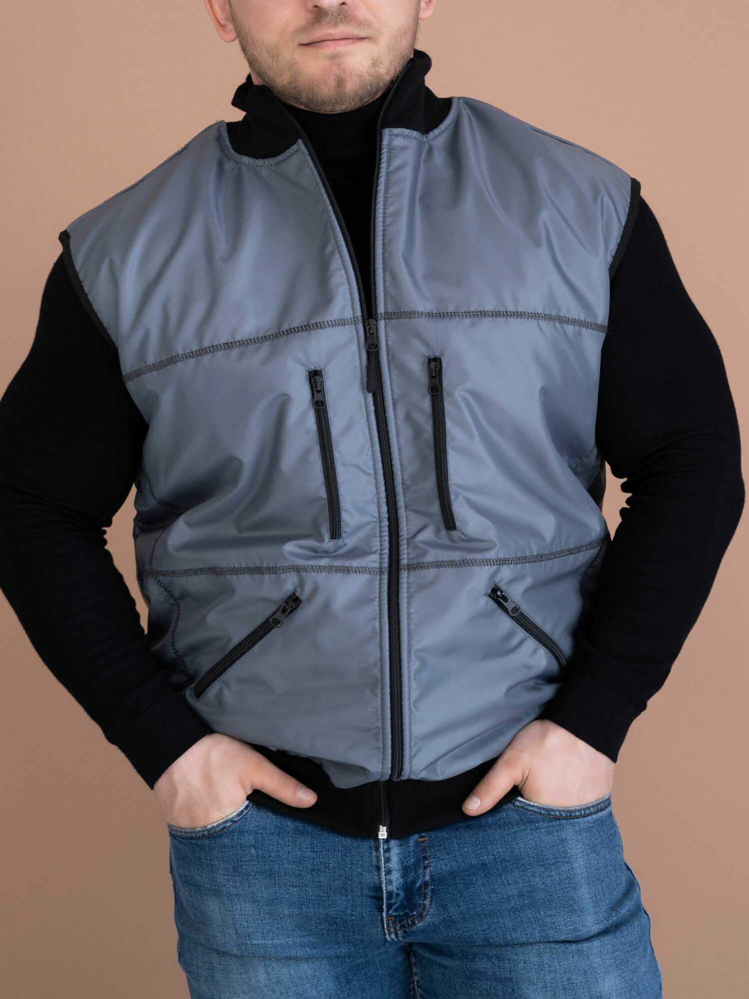 Жилет спортивный STASY’S VISION Жилетка размер 58 серый